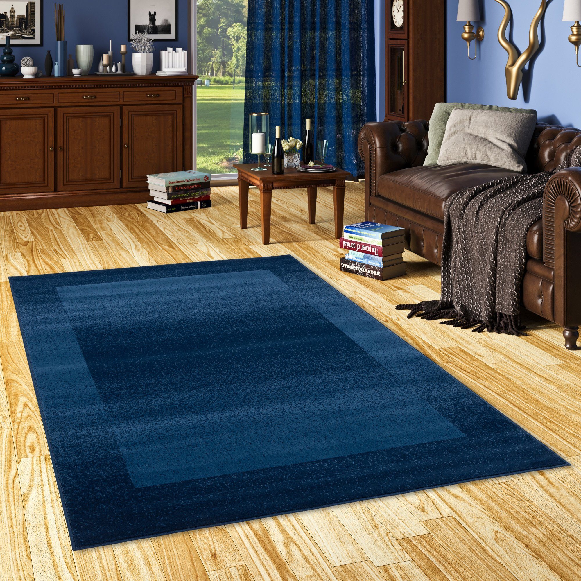 Pergamon Designteppich Modern Designer Velours Teppich Samba, Rechteckig, H günstig online kaufen