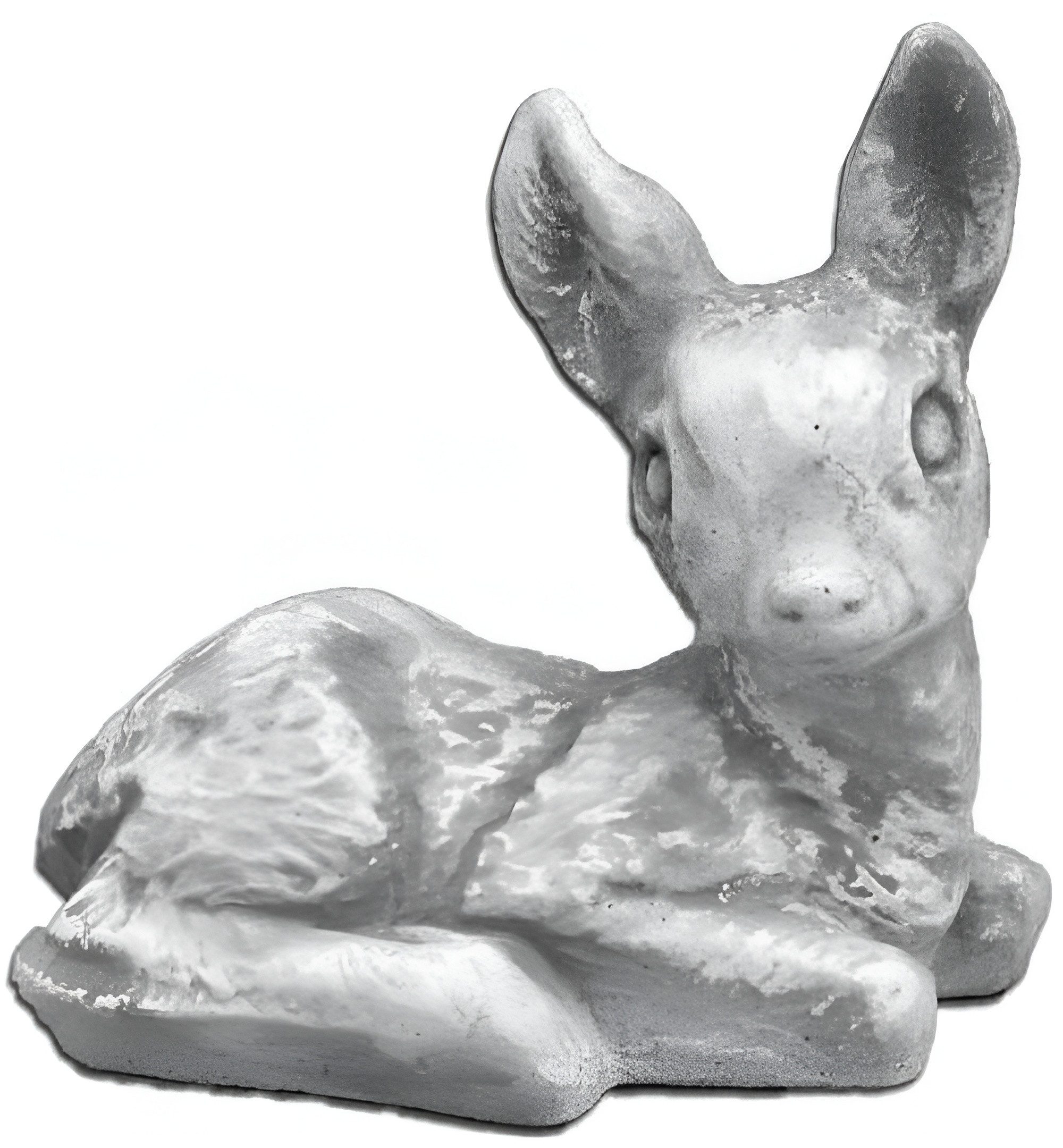 Xlmoebel Skulptur Bambi Steinfigur für Garten und Terrasse, wetterbeständig (Skulptur), Hergestellt in Europa