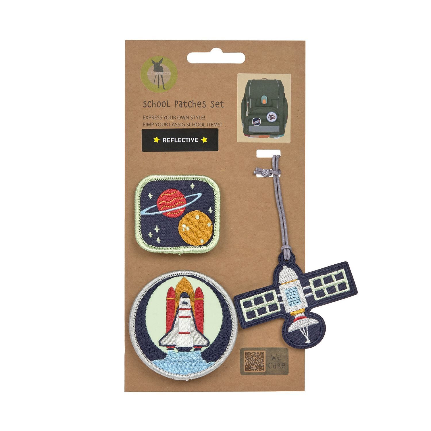 LÄSSIG Schulranzen Lässig School Patches Set Space