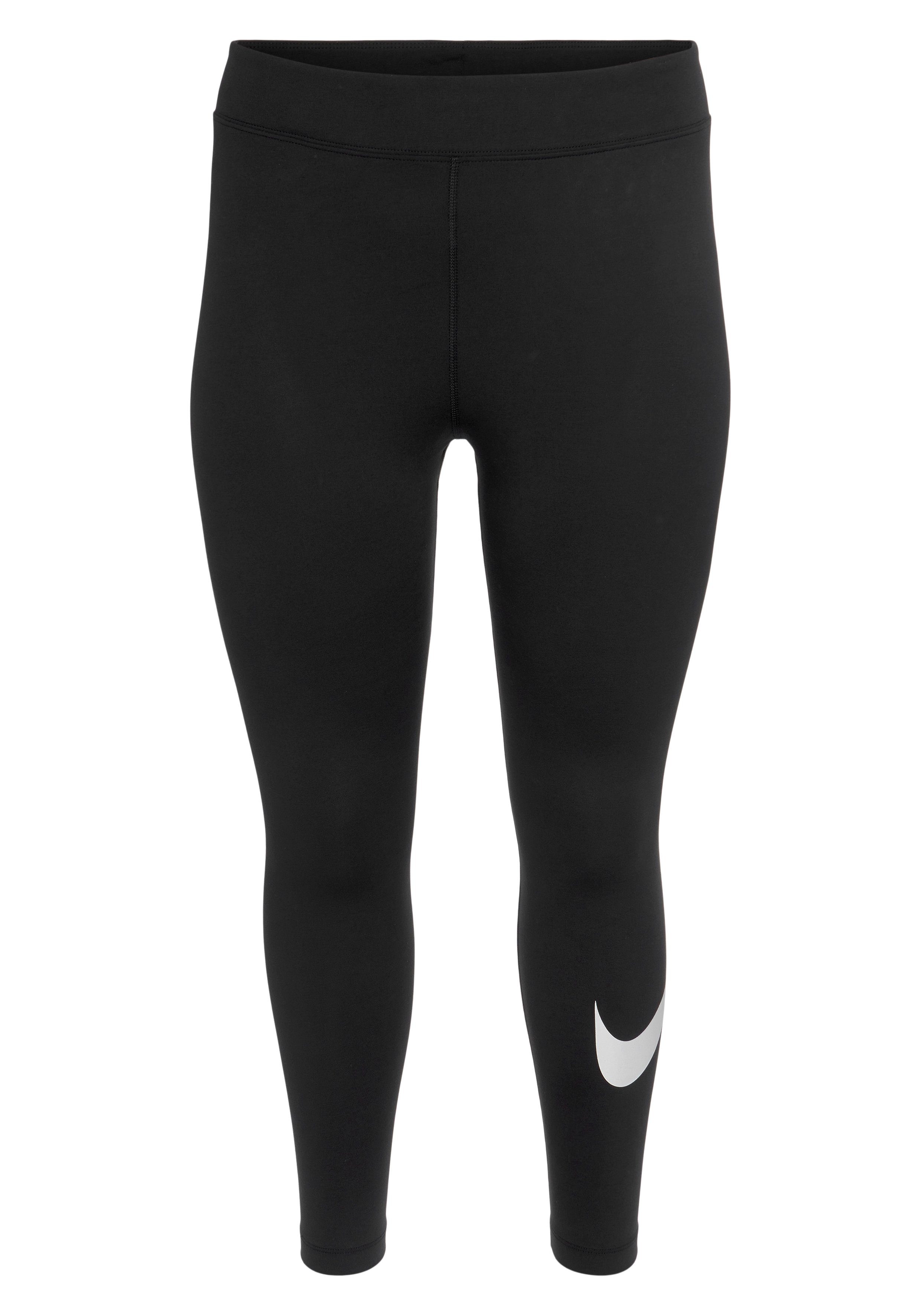 Nike Sportswear Essential Leggings Leggings (Plus Swoosh Women's Size) Mid-Rise