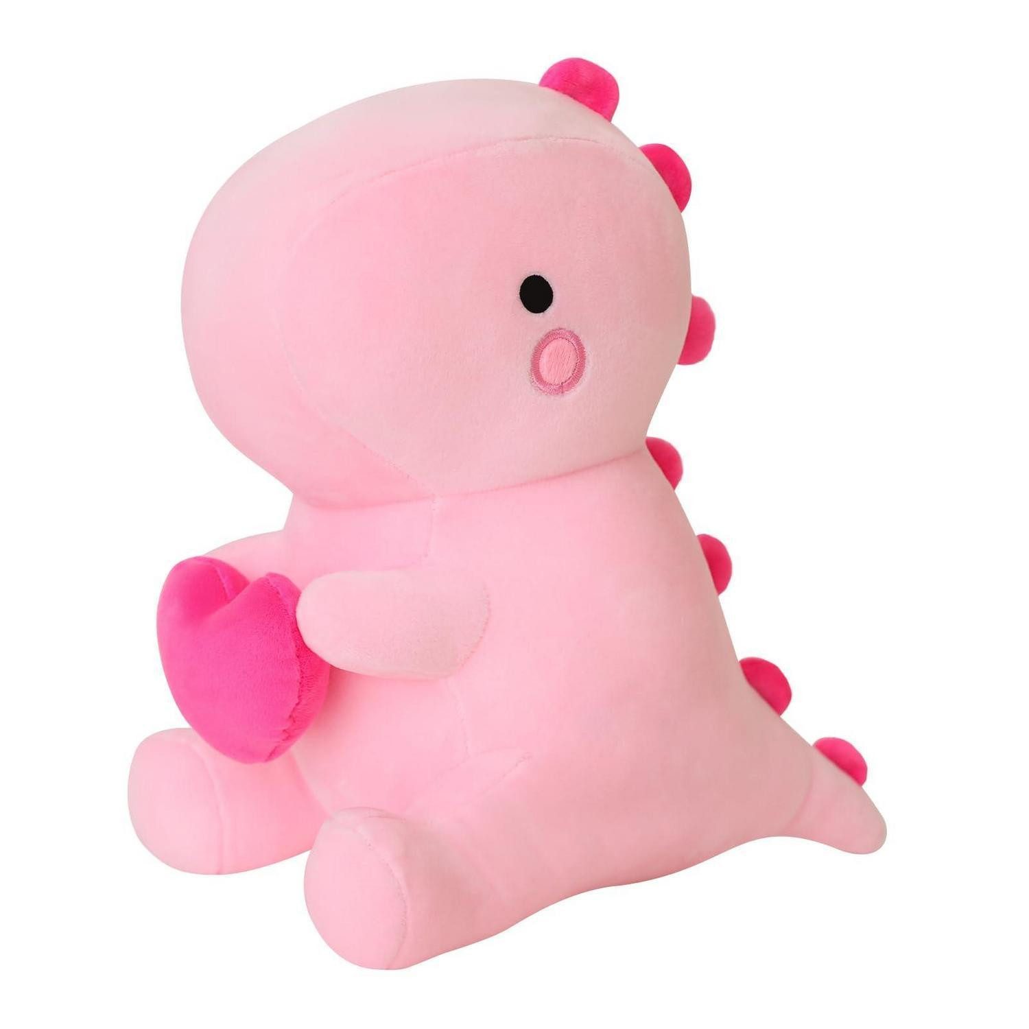 LuxusKollektion Kuscheltier Plüschtier Dino Herz Valentinstag Pink Loving Dinosaur 50cm 20inch