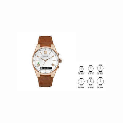 Guess Quarzuhr Guess LederArmbanduhr Uhr Smartwatch C0002MB4 43 mm Armbanduhr Uhr
