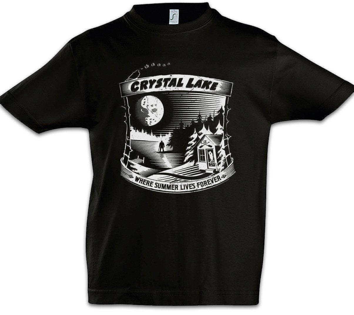 Print-Shirt Where Summer Lives Forever Kinder T-Shirt Freitag Friday Jason Camp 13