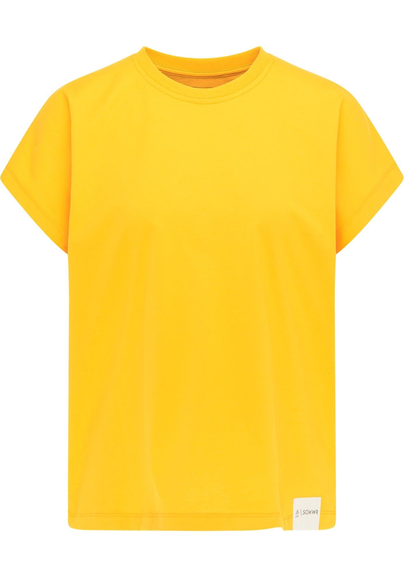 SOMWR T-Shirt Somwr W Vacant Tee Damen Kurzarm-Shirt Saffron Yellow