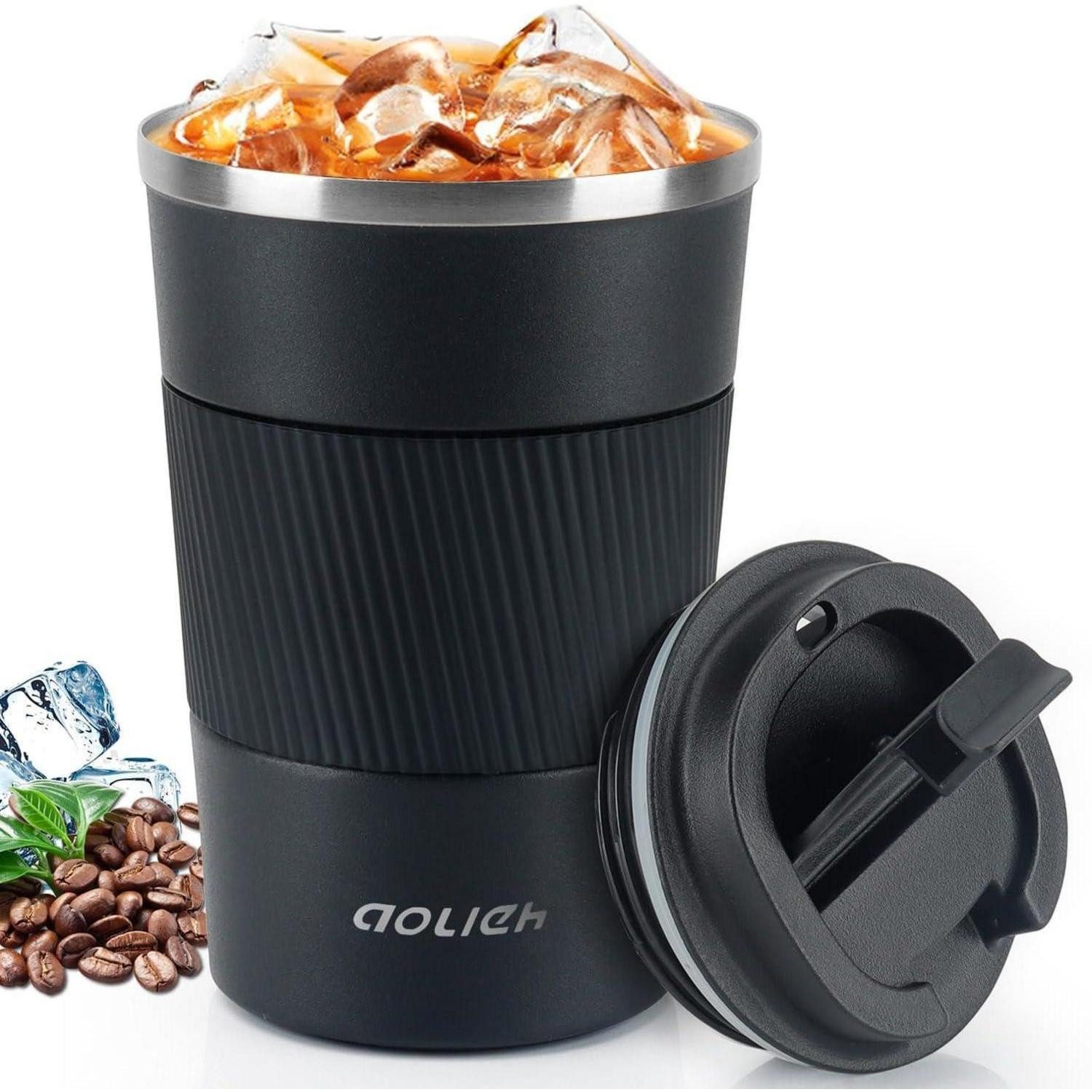 LuxusKollektion Thermobecher Thermobecher Kaffeebecher Isolierbecher Edelstahl Travel Mug für