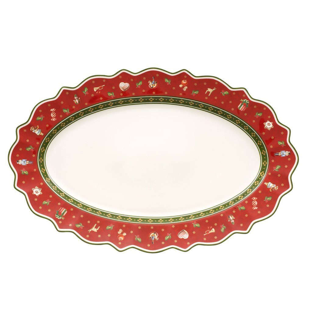 Villeroy & Boch Servierplatte Toy's Delight ovale Platte, Porzellan, (1-tlg)