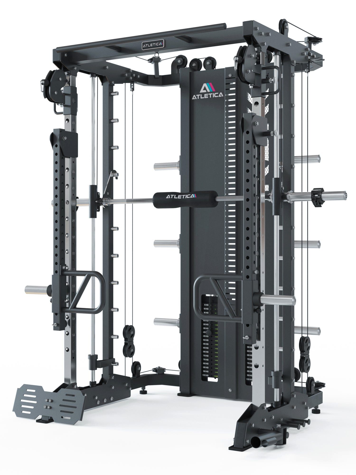 ATLETICA Kraftstation KSK Multipresse, Set MOVE, 2x90kg Weight Stack