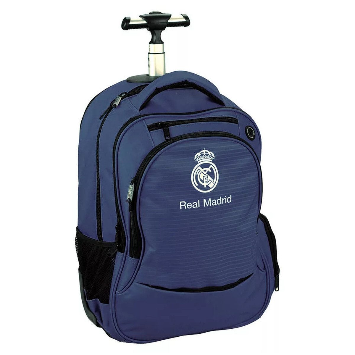 Real Madrid Rucksack Real Madrid Blue Rollender Schulrucksack, Tasche 48 cm