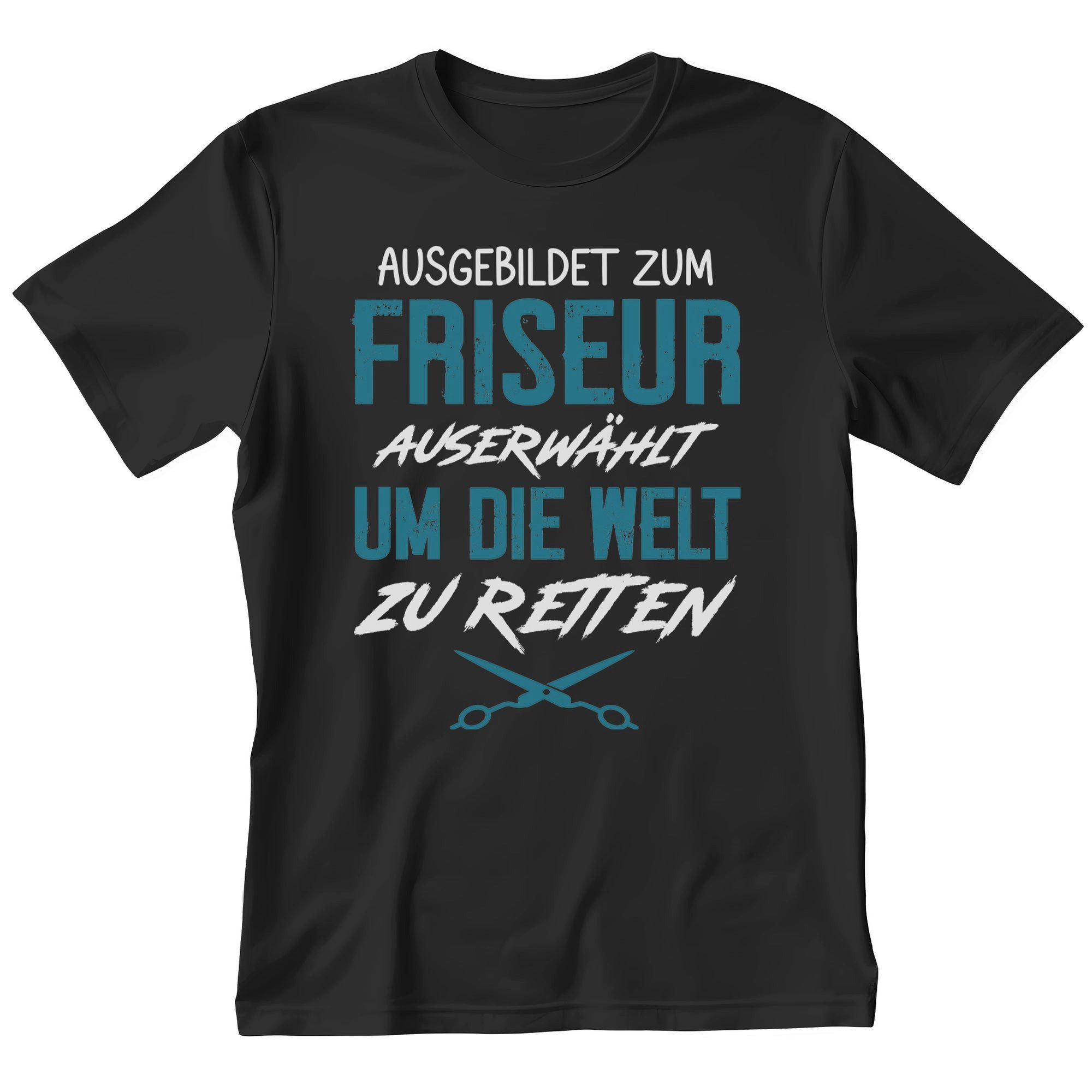 T-Shirt Friseur Geschenk Männer Spruch Beruf Ausbildung Abschluss