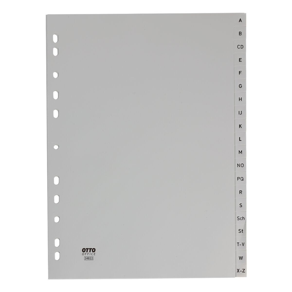 Otto Office Aktenordner, Register A-Z, DIN A4, 20-tlg., Kunststoff