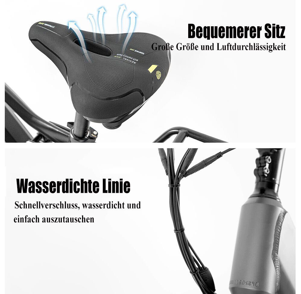 Stadtauto, 27,5 LCD-Bildschirm,Gepäckträger, (spar-set,E-Mountainbike, MTB, Mountainbike Stadtfahrräder, 25 für akku,LCD-Instrument, Zoll Scheinwerfer, Citybike Intelligentes Elektrofahrräder Elektrofahrrad,E-Mountainbike,48V/17Ah Fangqi Smartbikes, Höchstgeschwindigkeit km/h, und Herren Elektrofahrrad, shimano, Damen), E-Dirtbike,