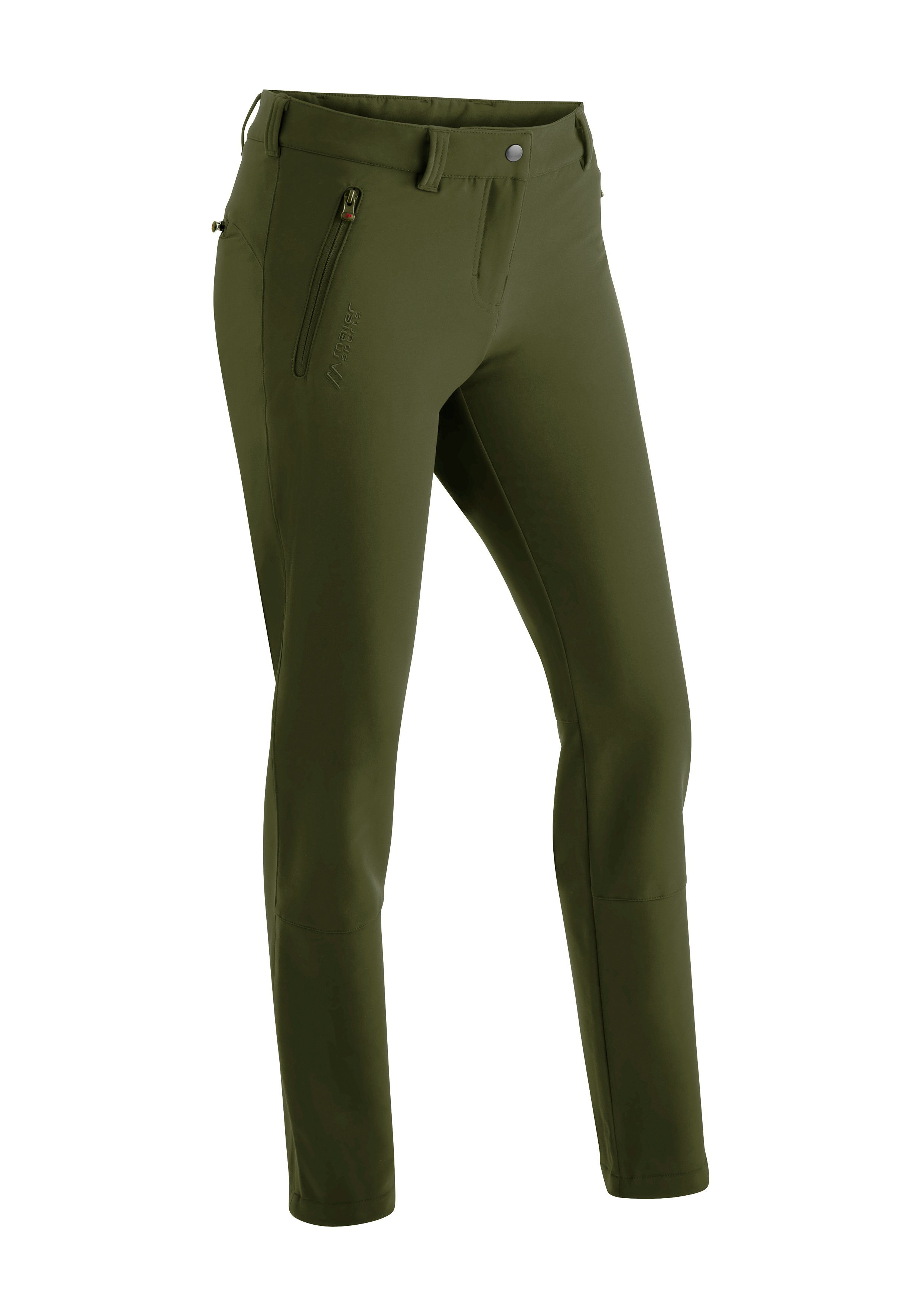 Maier Sports Funktionshose Helga slim Slim fit, Winter-Outdoorhose, sehr elastisch dunkelgrün