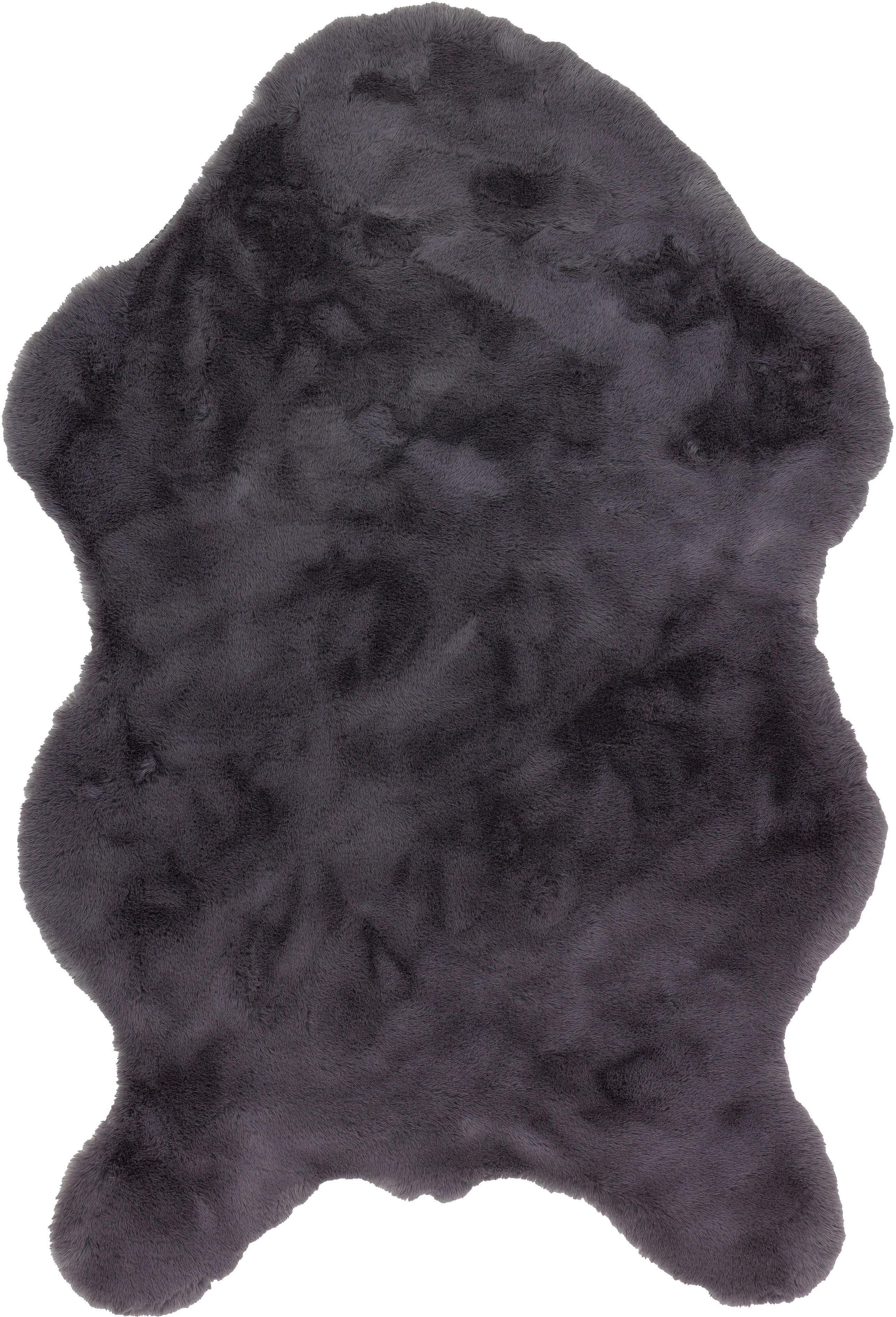 SCHÖNER WOHNEN-Kollektion Fellteppich Tender, fellförmig, Höhe: 26 mm, weich durch Microfaser, Kaninchenfell Haptik, Kunstfell, waschbar