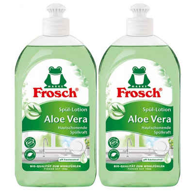 FROSCH 2x Frosch Aloe Vera Handspül-Lotion 500 ml Geschirrspülmittel