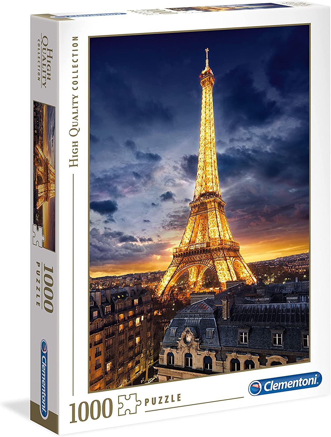 Clementoni® Puzzle Puzzle 39514 - Eiffelturm (1000 Teile), 1000 Puzzleteile