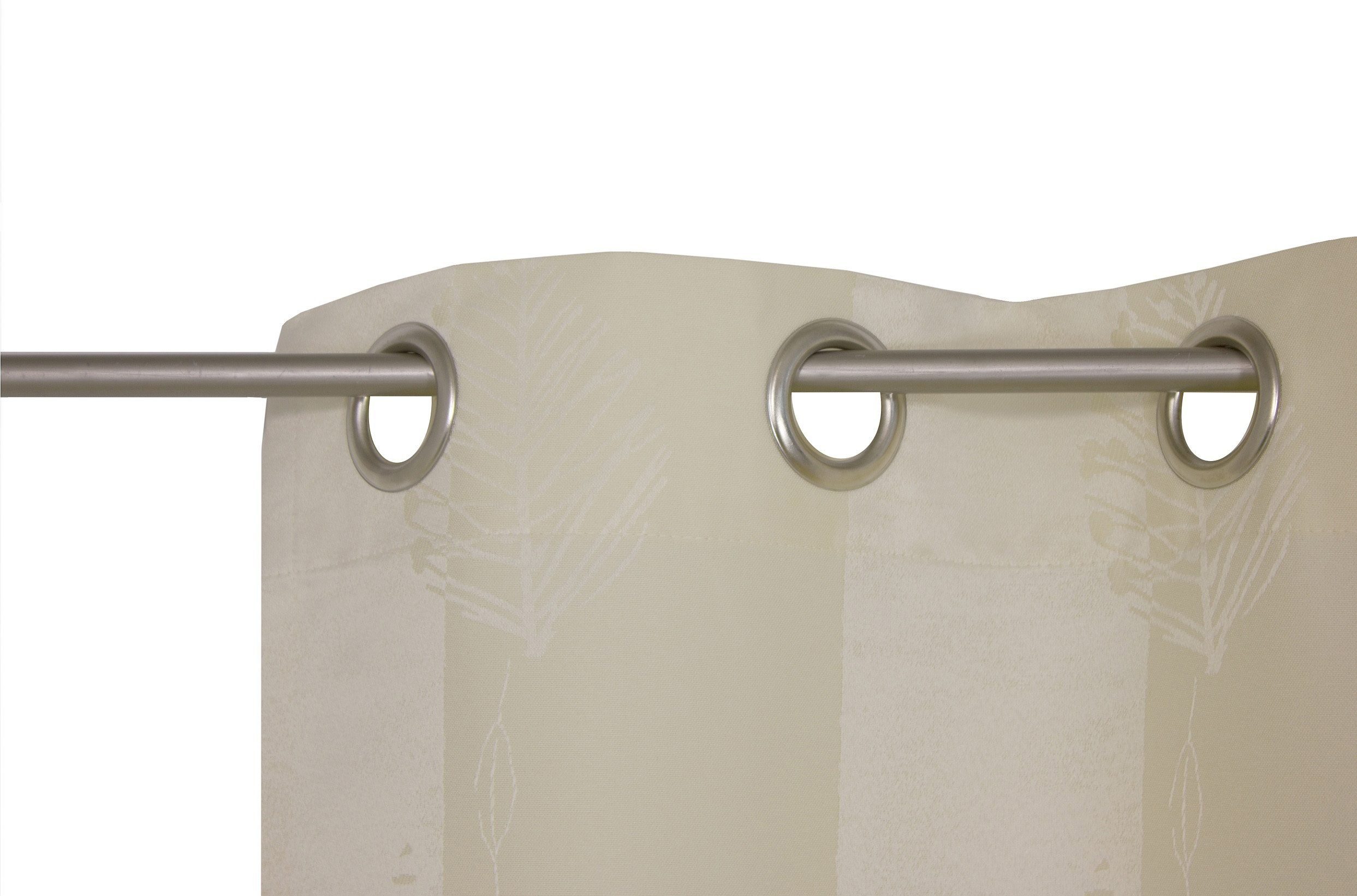 Wirth Vorhang ILSENBURG (1 St), Ösen, blickdicht, Jacquard