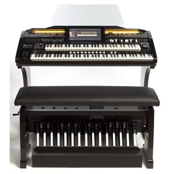 Wersi Orgel (SONIC OAX700 Elektronische Orgel, Schwarz Metallic, inklusive 25-Tastenpedal und Sitzbank, Orgeln, Elektronische Orgeln), SONIC OAX700, Elektronische Orgel, 25-Tastenpedal