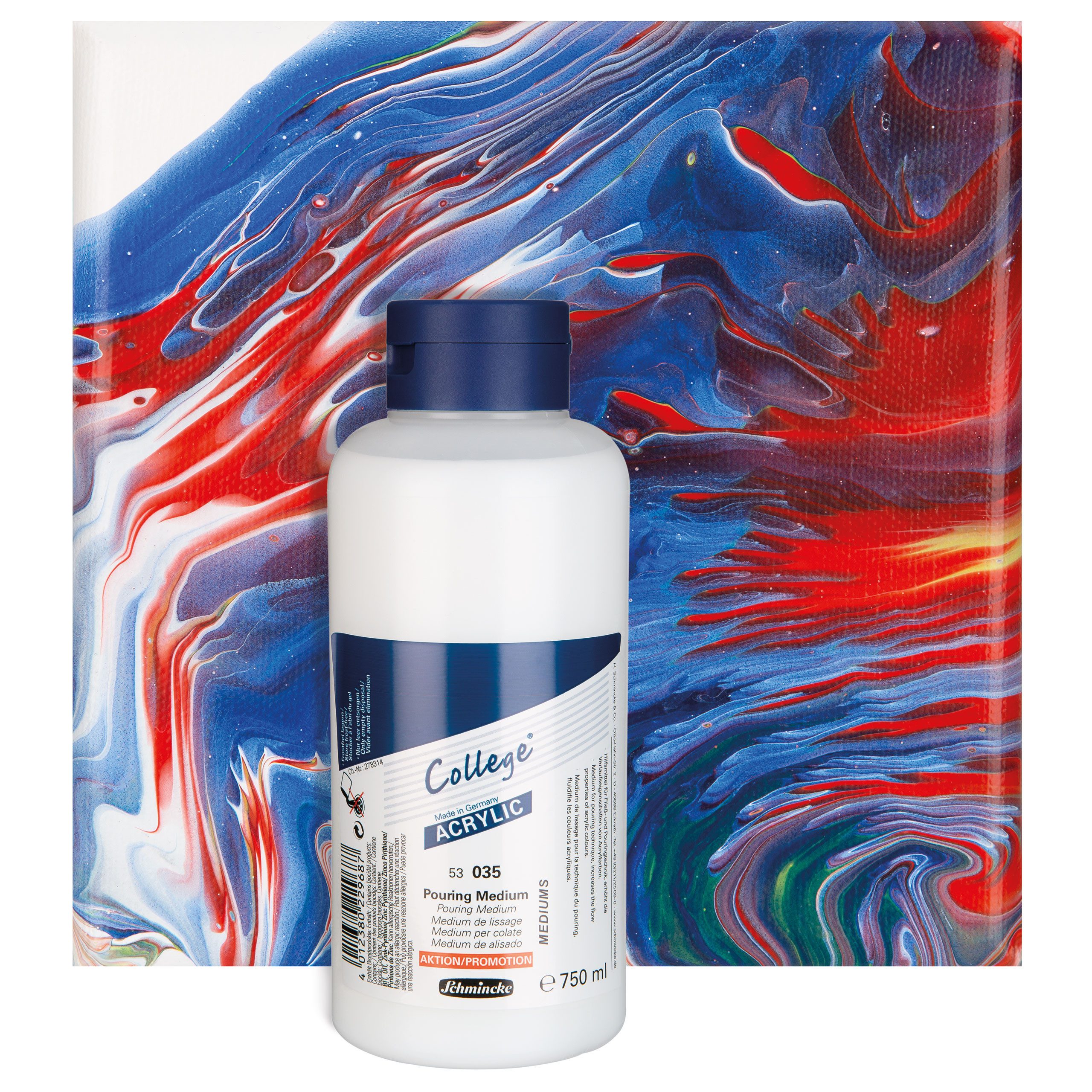 Schmincke Acrylfarbe College Pouring Medium - Acryl Hilfsmittel 750ml 53 035 030 ***