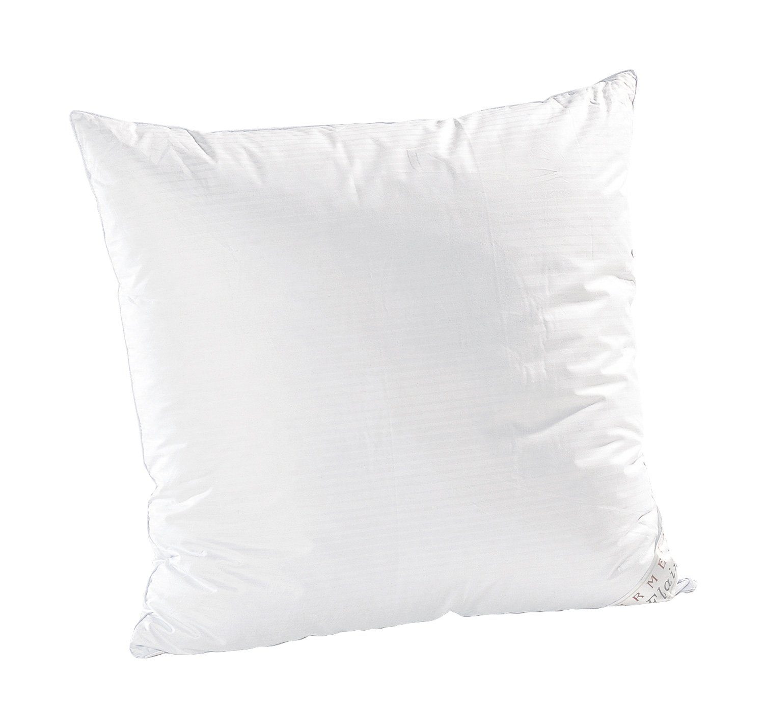 Bielefelder Bettfedern-Manufaktur Verse GmbH Kopfkissen TWIN, 80 x 80 cm, Made in Germany, Füllung: Daunenfedern, Federn, Bezug: Baumwolle, Bauchschläfer, Rückenschläfer, Seitenschläfer