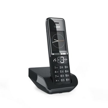 Gigaset COMFORT 550 schwarz Schnurloses DECT-Telefon (Mobilteile: 1, Freisprechfunktion, Hörgerätekompatibel, Babyphone-Funktion)