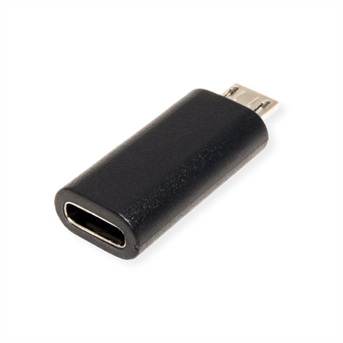 VALUE USB 2.0 Adapter, MicroB - Typ C, ST/BU Computer-Adapter USB 2.0 Typ Micro B Männlich (Stecker) zu USB Typ C (USB-C) Weiblich (Buchse)