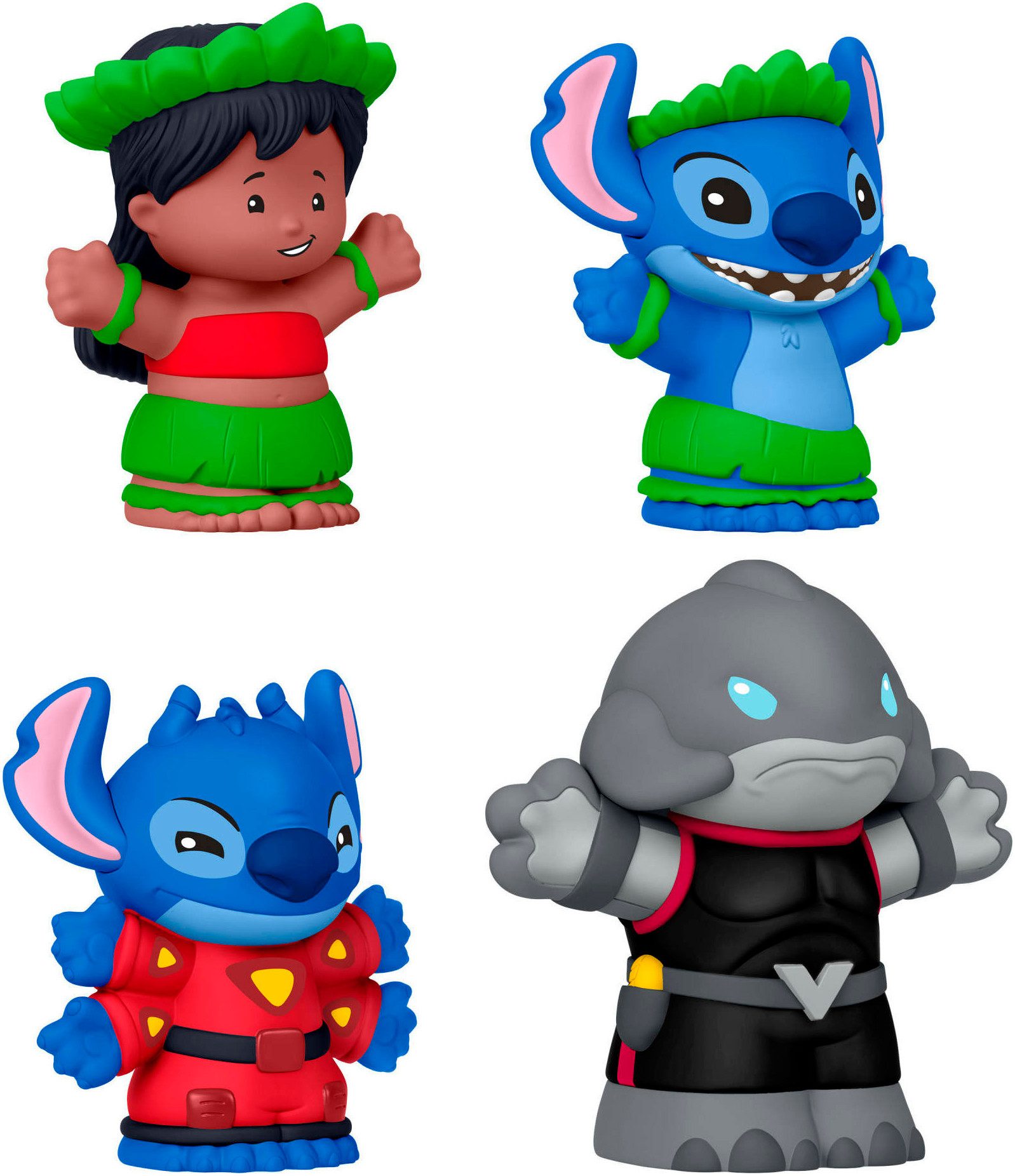 Fisher-Price® Spielfigur Little People Collector Lilo & Stich, (Set, 4-tlg)