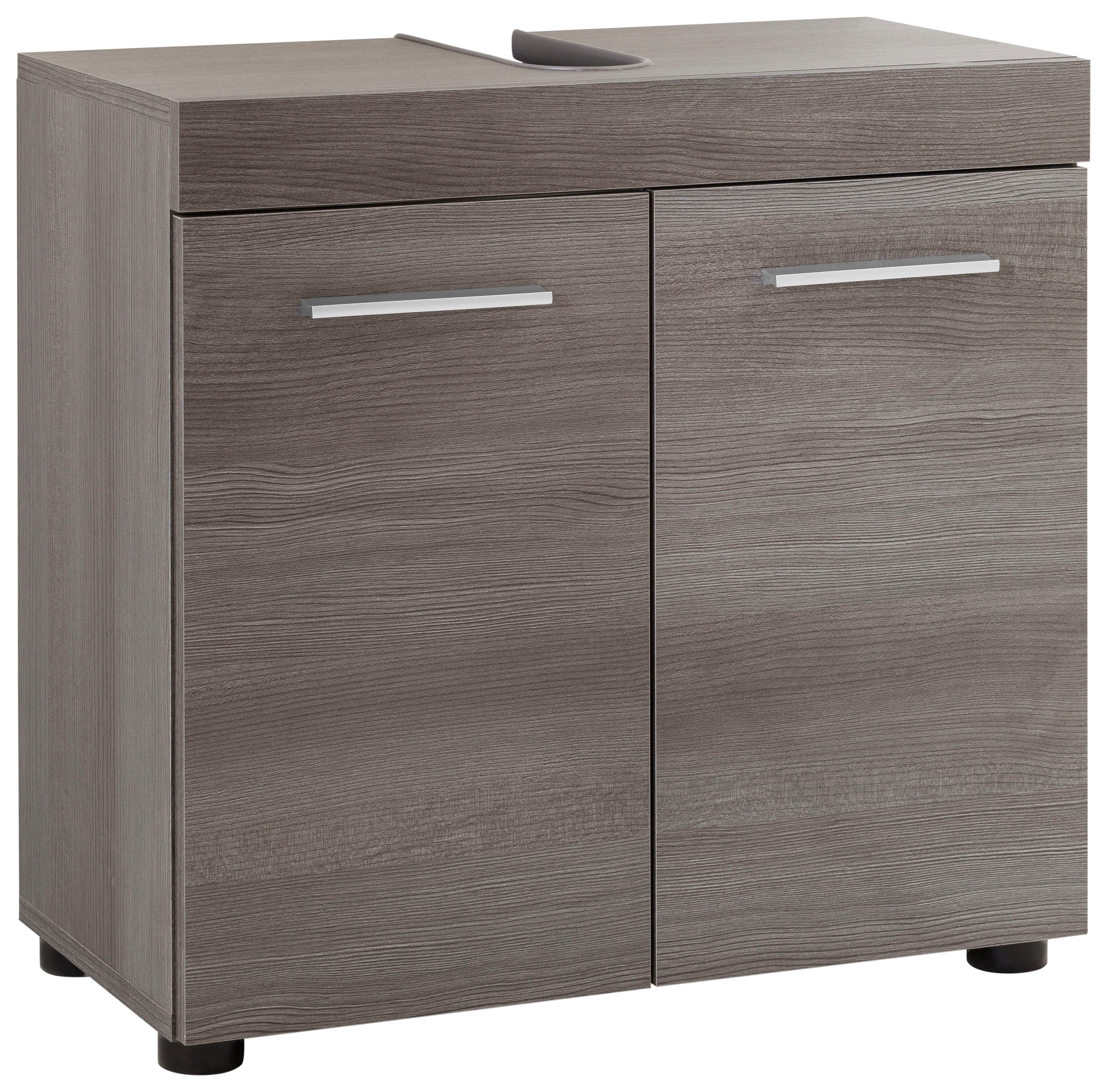 welltime Waschbeckenunterschrank Royan Waschbeckenunterschrank mit 2 Türen - (B/T/H) 58/31/57 cm