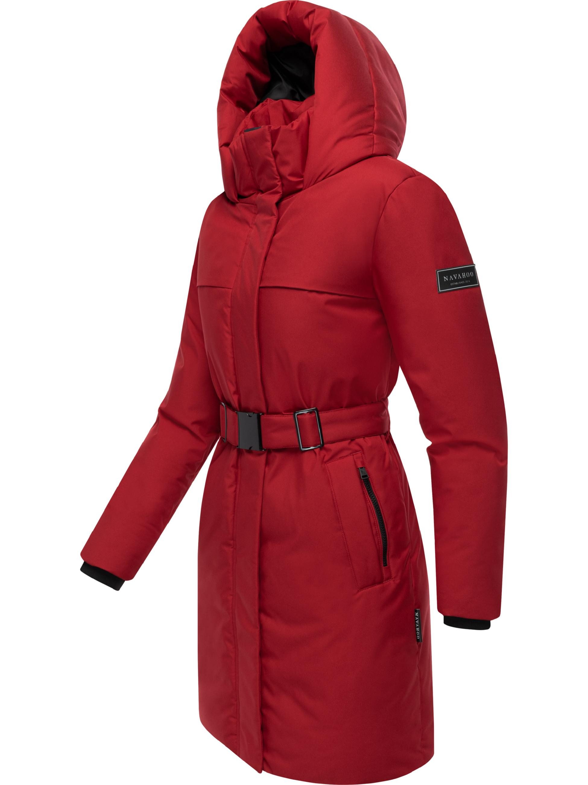 Navahoo Wintermantel Gipfelspass XIV Warmer Winterparka mit Taillengürtel günstig online kaufen