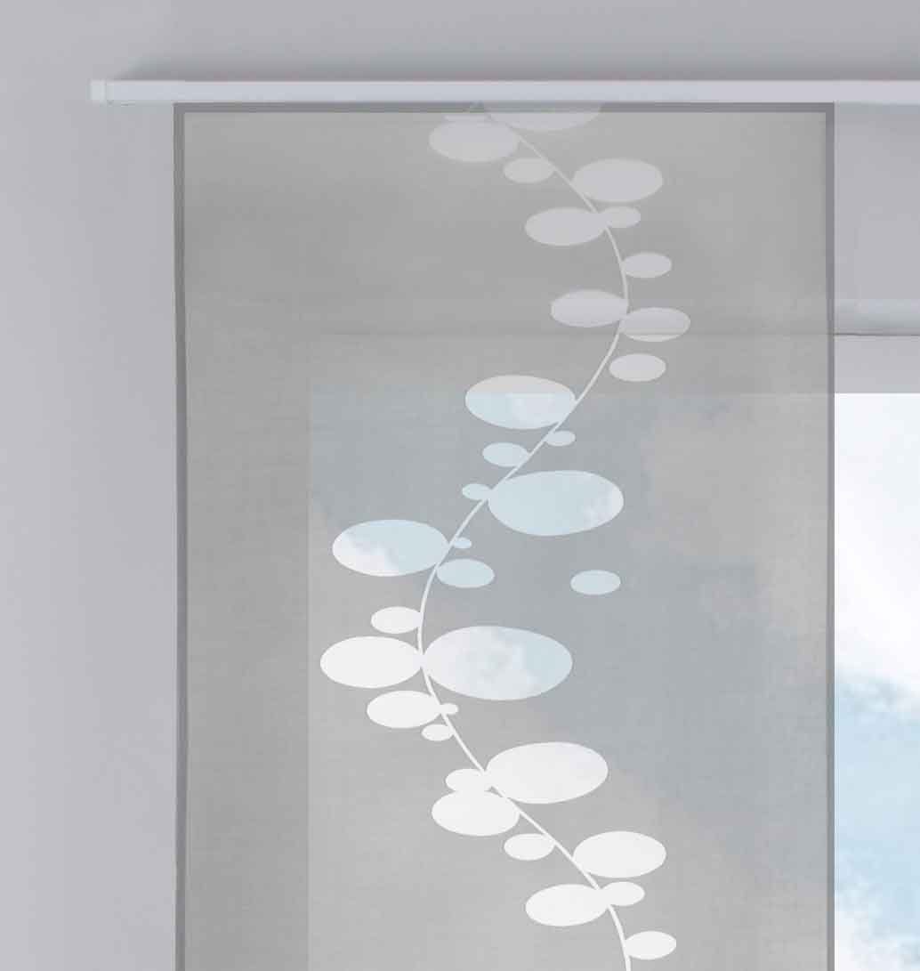 Gardinenbox Schiebegardine, Klettband, blickdicht, Raumtrenner Flächenvorha günstig online kaufen