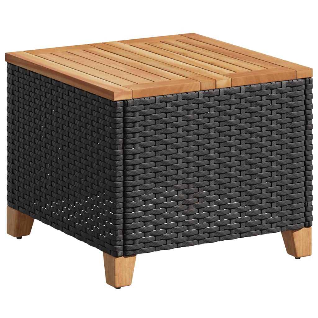 vidaXL Gartentisch Gartentisch Schwarz 45x45x37 cm günstig online kaufen