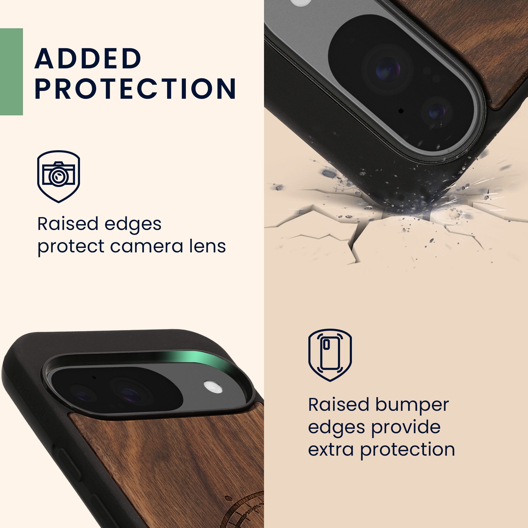 kwmobile Handyhülle Hülle für Google Pixel 10 / Pixel 10 Pro, Handyhülle TPU Cover Bumper Case – Bild 3 von 5
