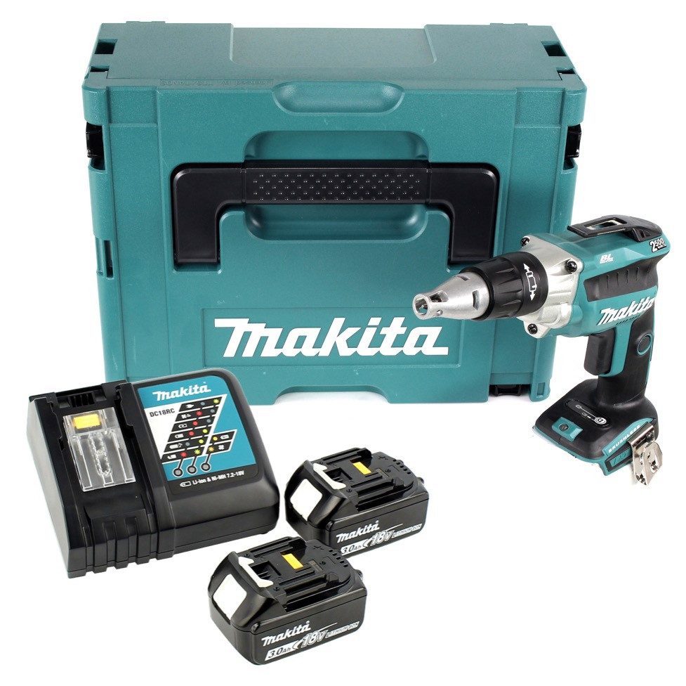 Makita Akku-Magazinschrauber DFS 250 RFJ Akku günstig online kaufen