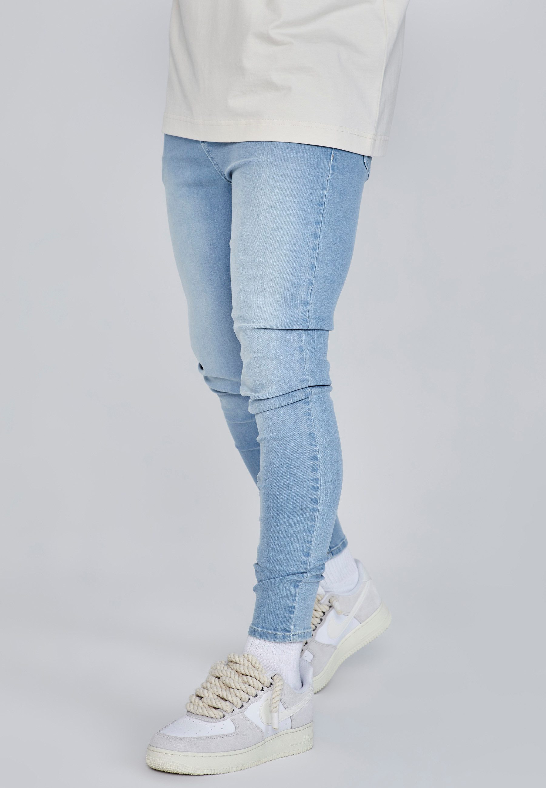 Siksilk Skinny-fit-Jeans SikSilk Herren Blaue Skinny Jeans günstig online kaufen