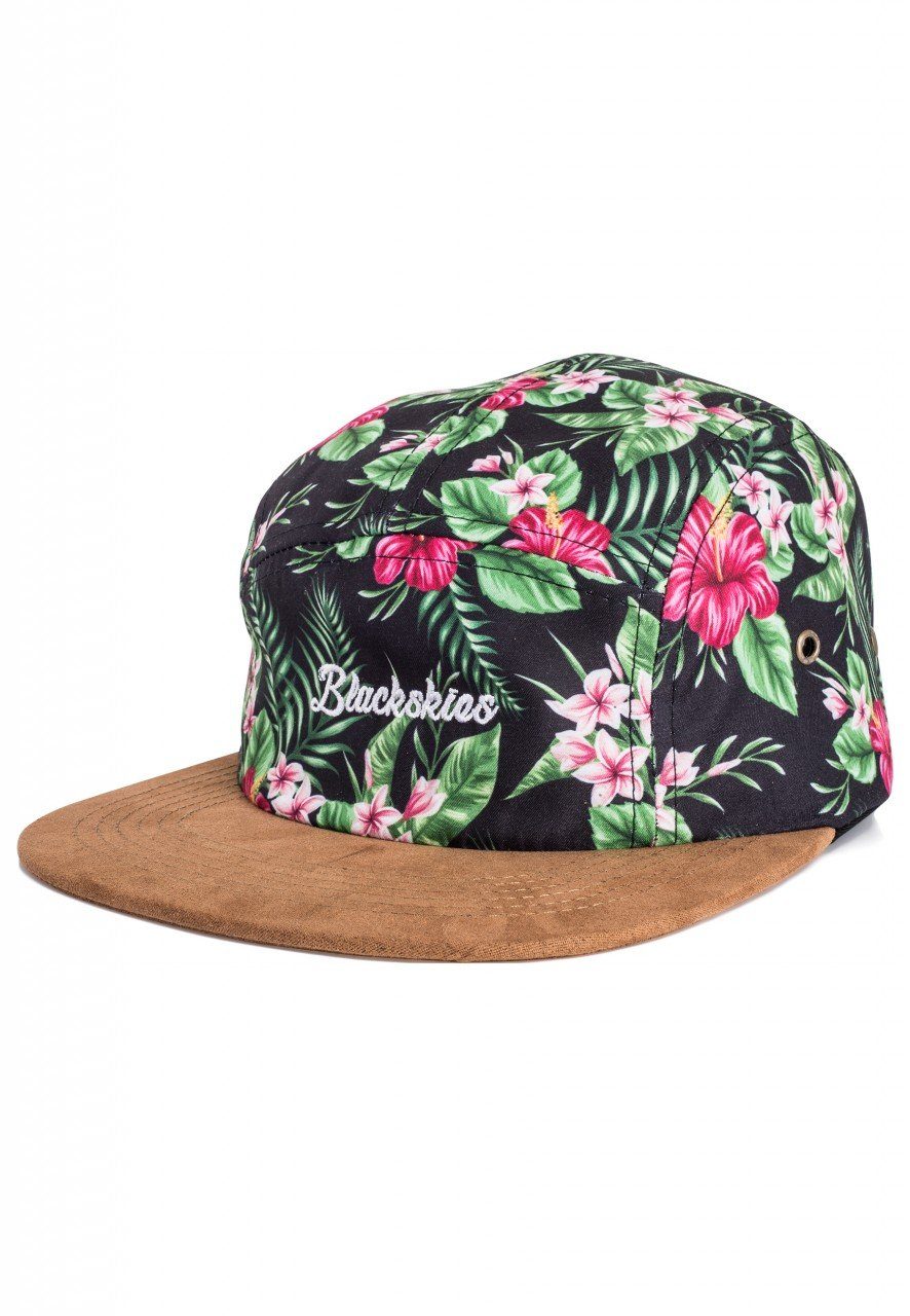 Snapback Cap Florale 5-Panel Cap Oahu - Floral