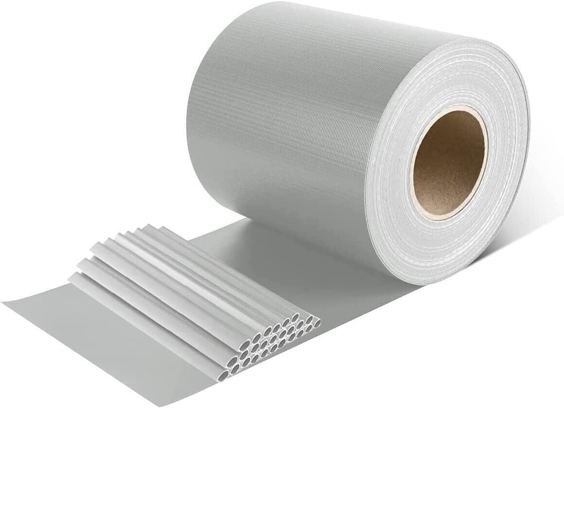 TRISENS Sichtschutzelement pvc_20 PVC Rolle 35m Sichtschutz Streifen Privatsphäre Zaun, (1 Stück, mit Befestigungsclips)