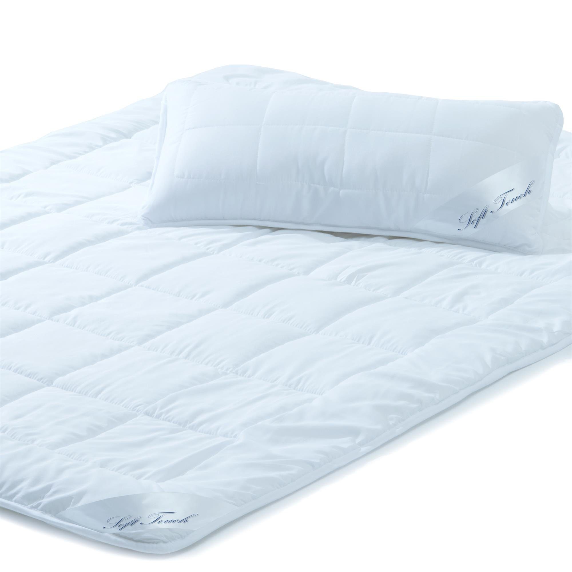 aqua-textil Bettdecke, Kopfkissen + Topper Soft günstig online kaufen