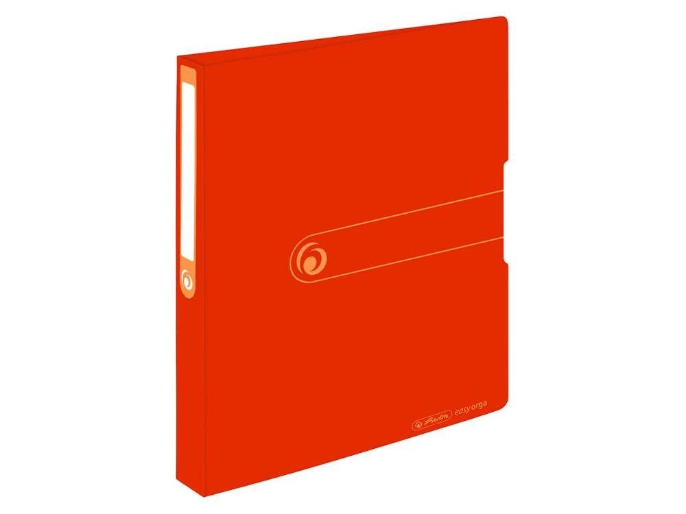 Ringbuch orange Aktenordner DI aus mit Ringen, Herlitz 2 herlitz Recycling-PP