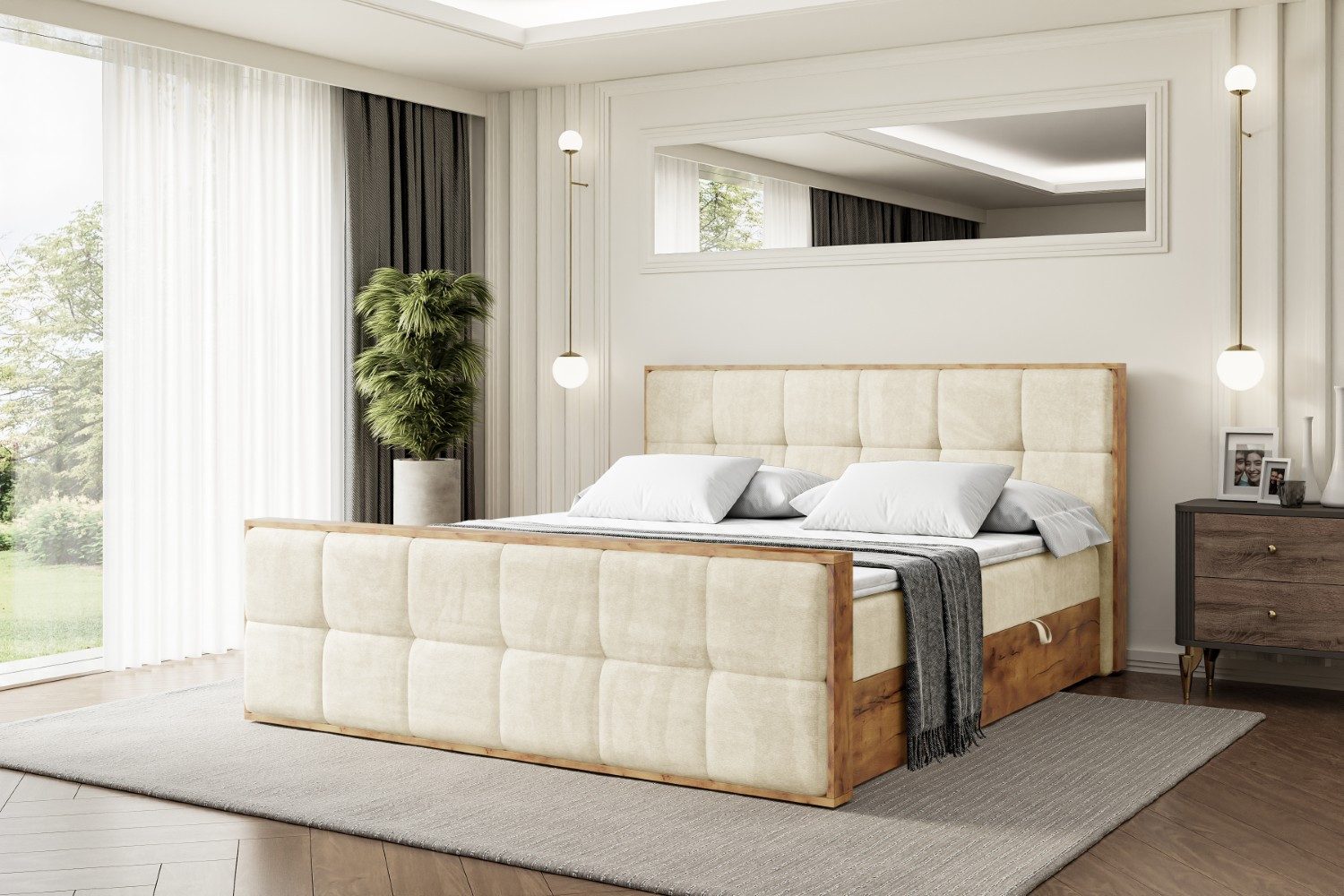 ALTDECOR Boxbett LOLLI7-Z (Multipocket-Matratze H4, H3 günstig online kaufen