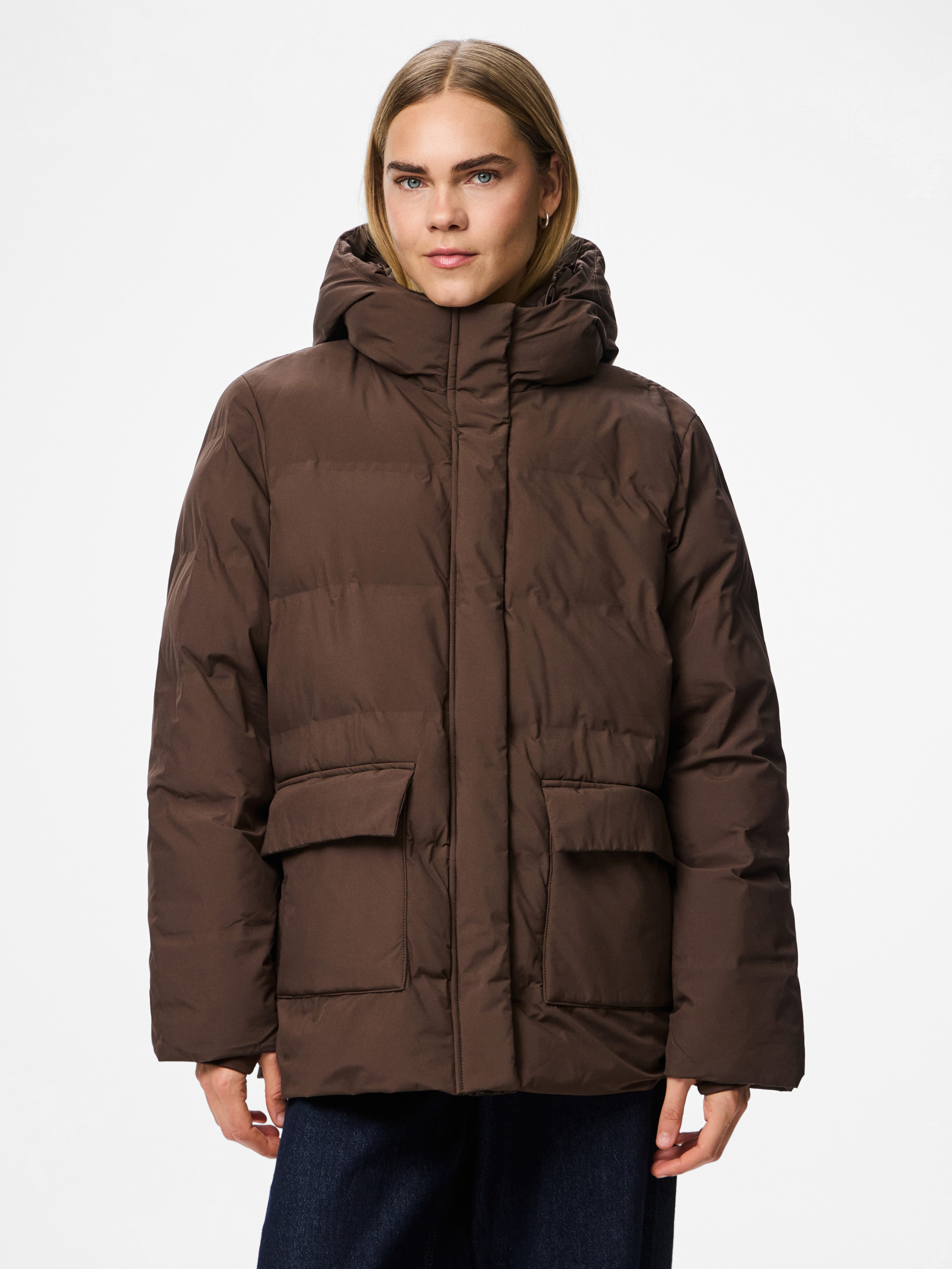 pieces Steppjacke PCNORMA PUFFER JACKET NOOS BC Kunstfaser, regular fit