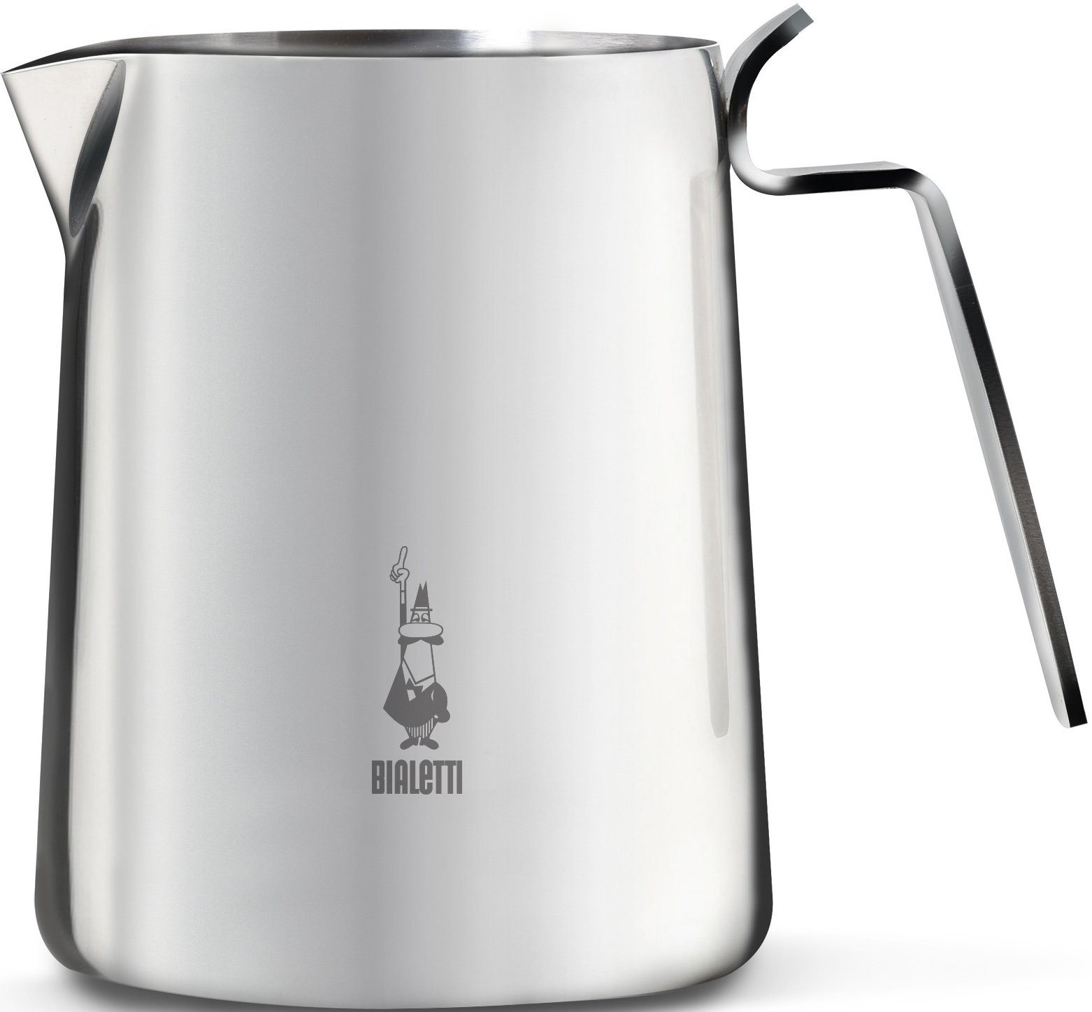 BIALETTI Milchkanne Bricco, 0,5 l, Aufschäumen Kochen Edelstahl Erwärmen, zum und 18/10