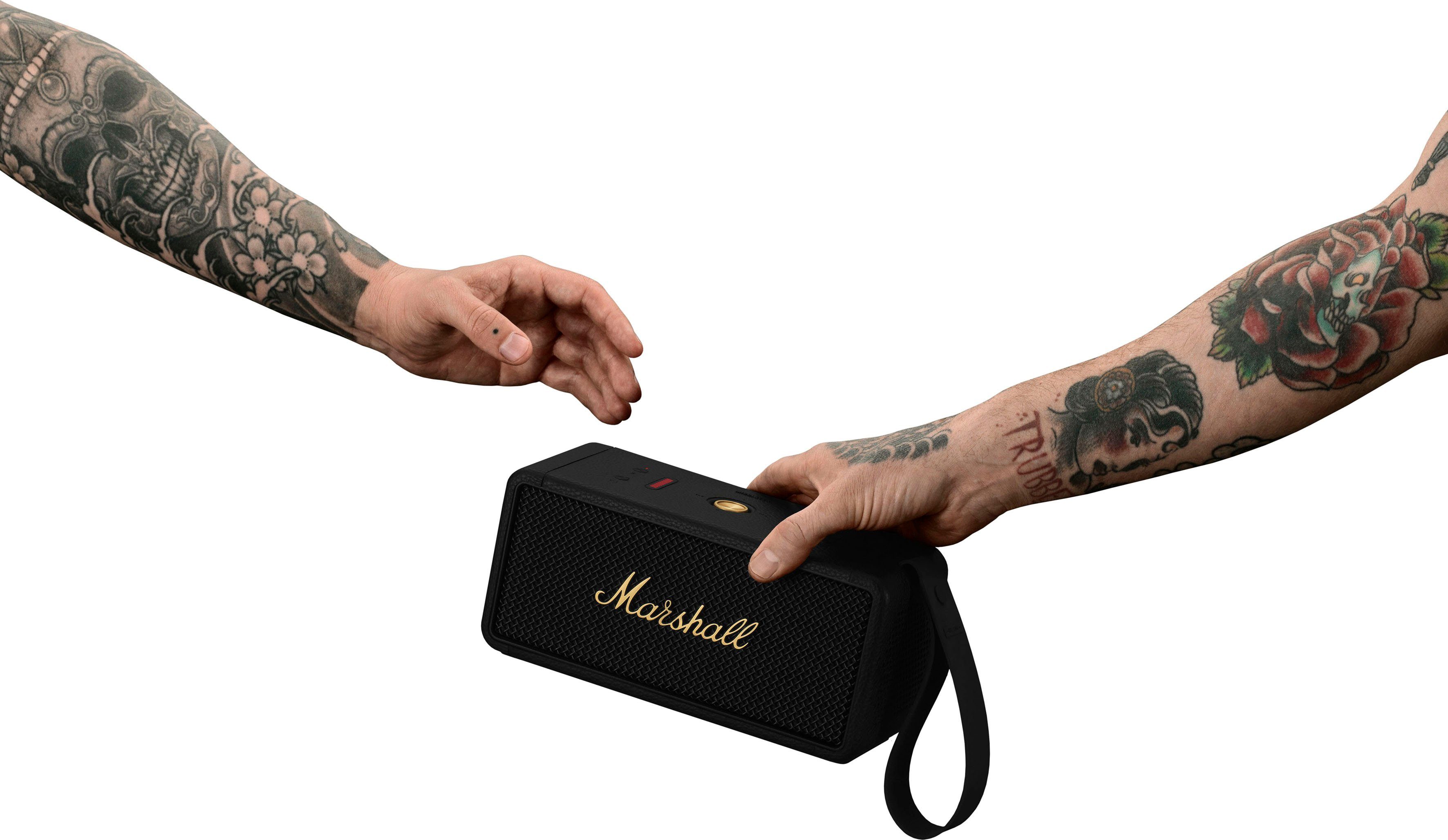 Marshall Middleton Stereo 110 schwarz Lautsprecher W) (Bluetooth