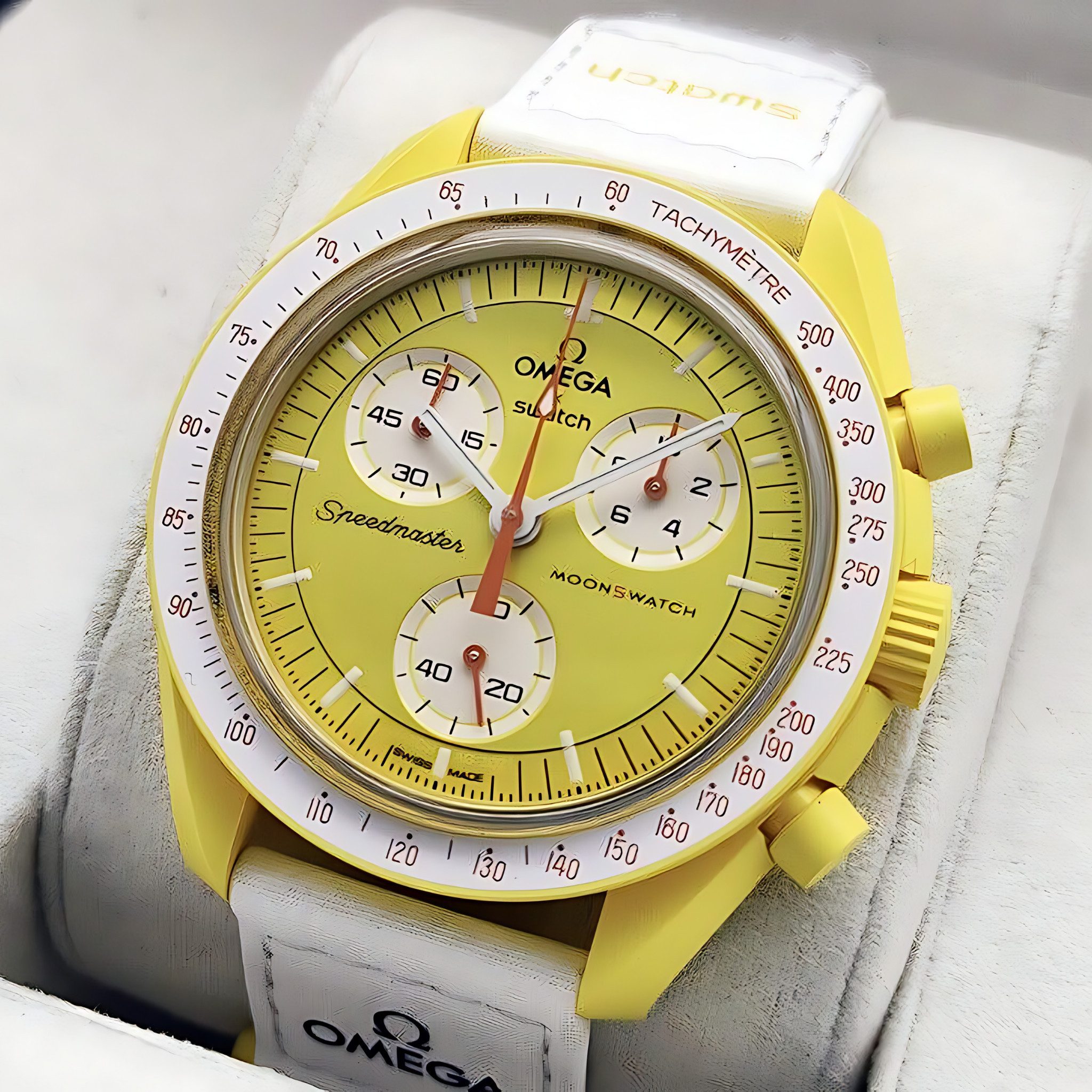 Swatch Chronograph Swatch Omega Bioceramic Moonswatch Mission to Sun MISSIO günstig online kaufen