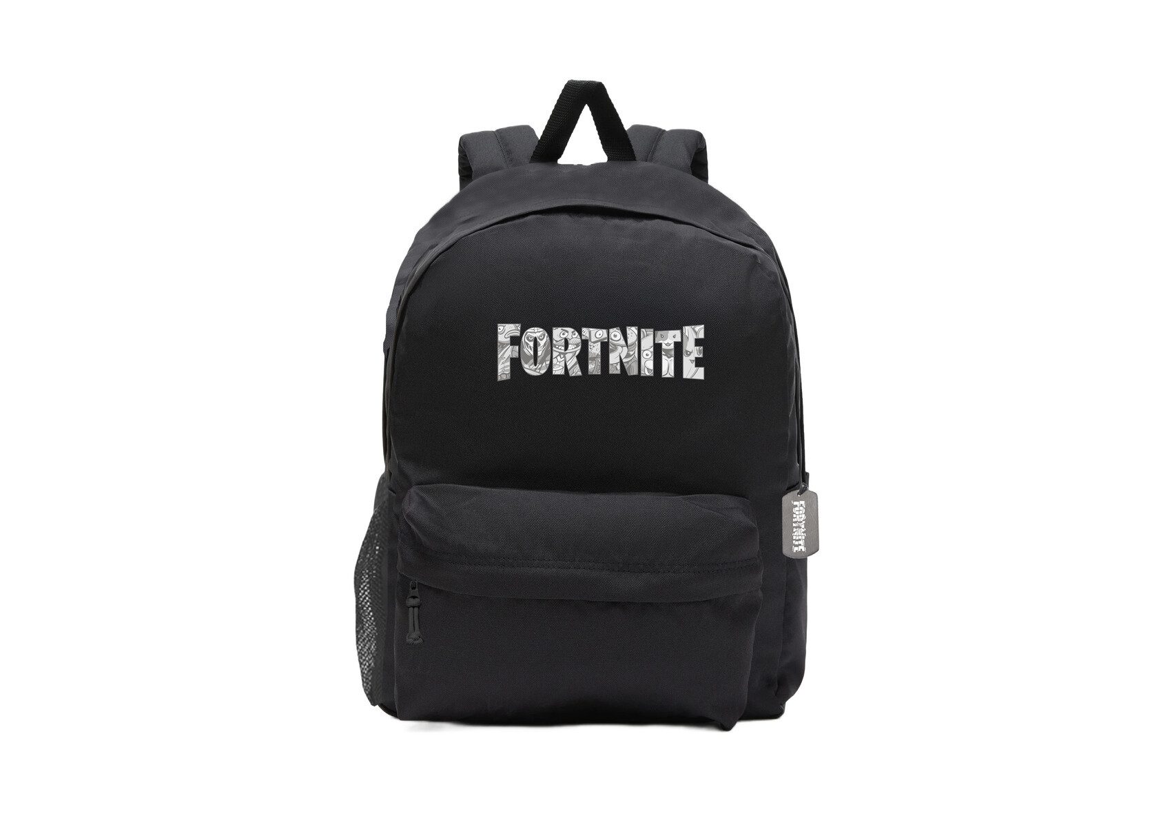 Fortnite Schulrucksack für Kinder mit Fronttasche Hauptfach und Seitennetz