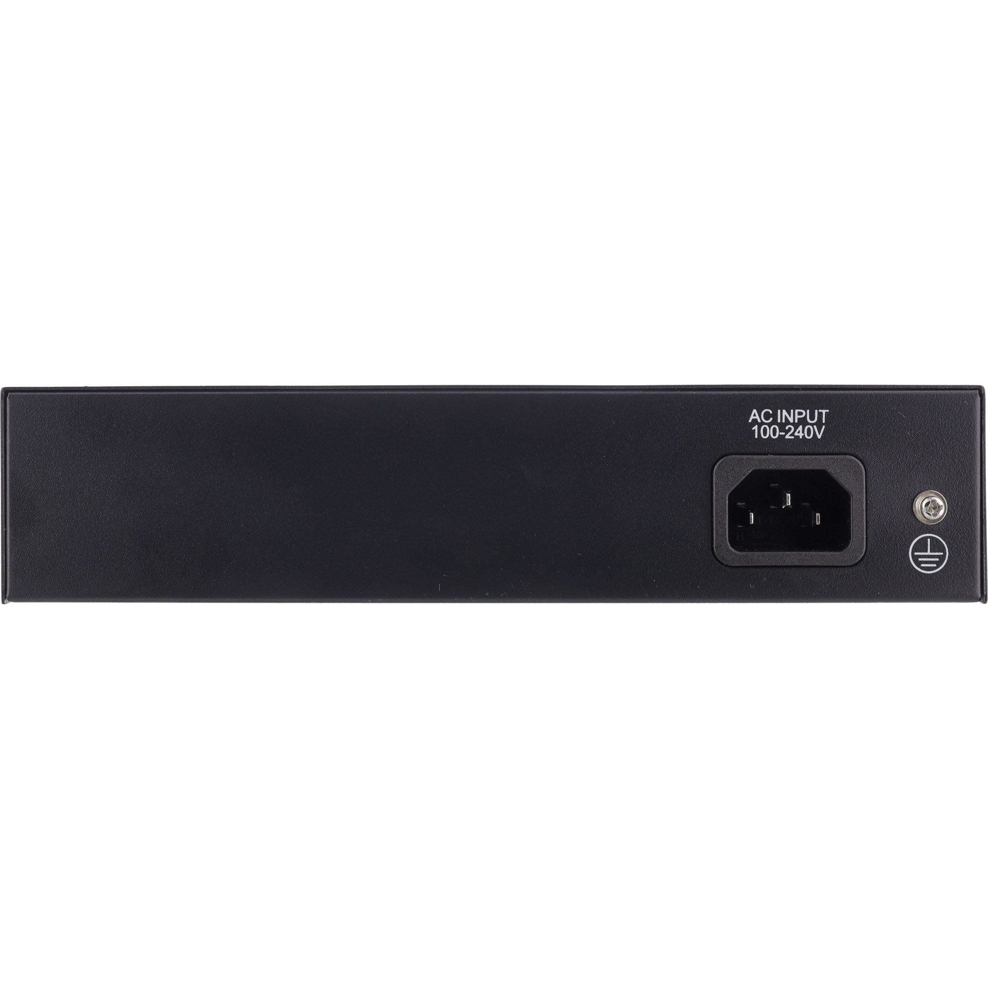 Inline PoE+ Gigabit Netzwerk Switch 5 Port 4x 1xSFP 1Gb/s Desktop Metall -... Netzwerk-Switch