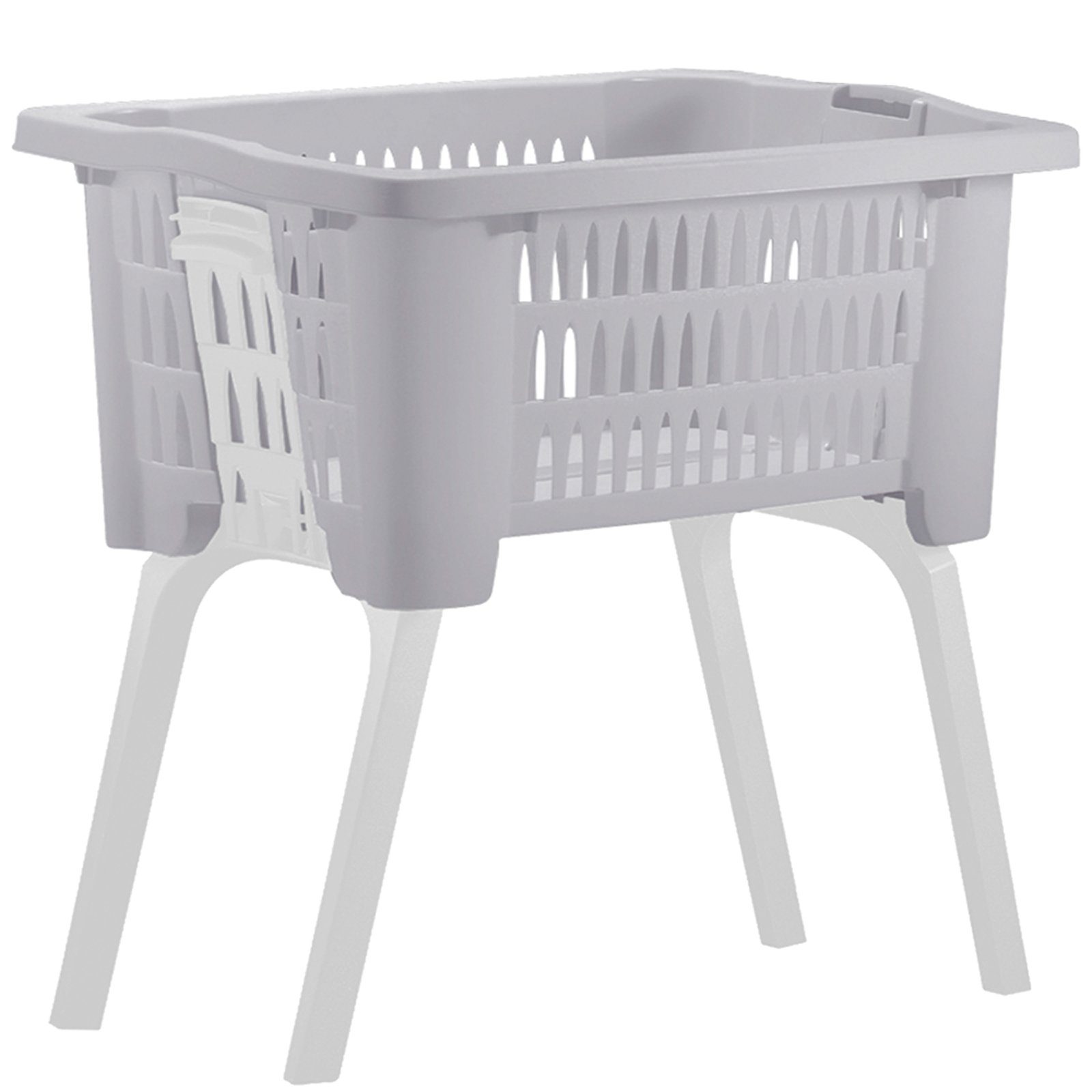 Deuba Wäschekorb, Klappbare Standfüße Tragegriff 38L Badezimmer Wäschesammler