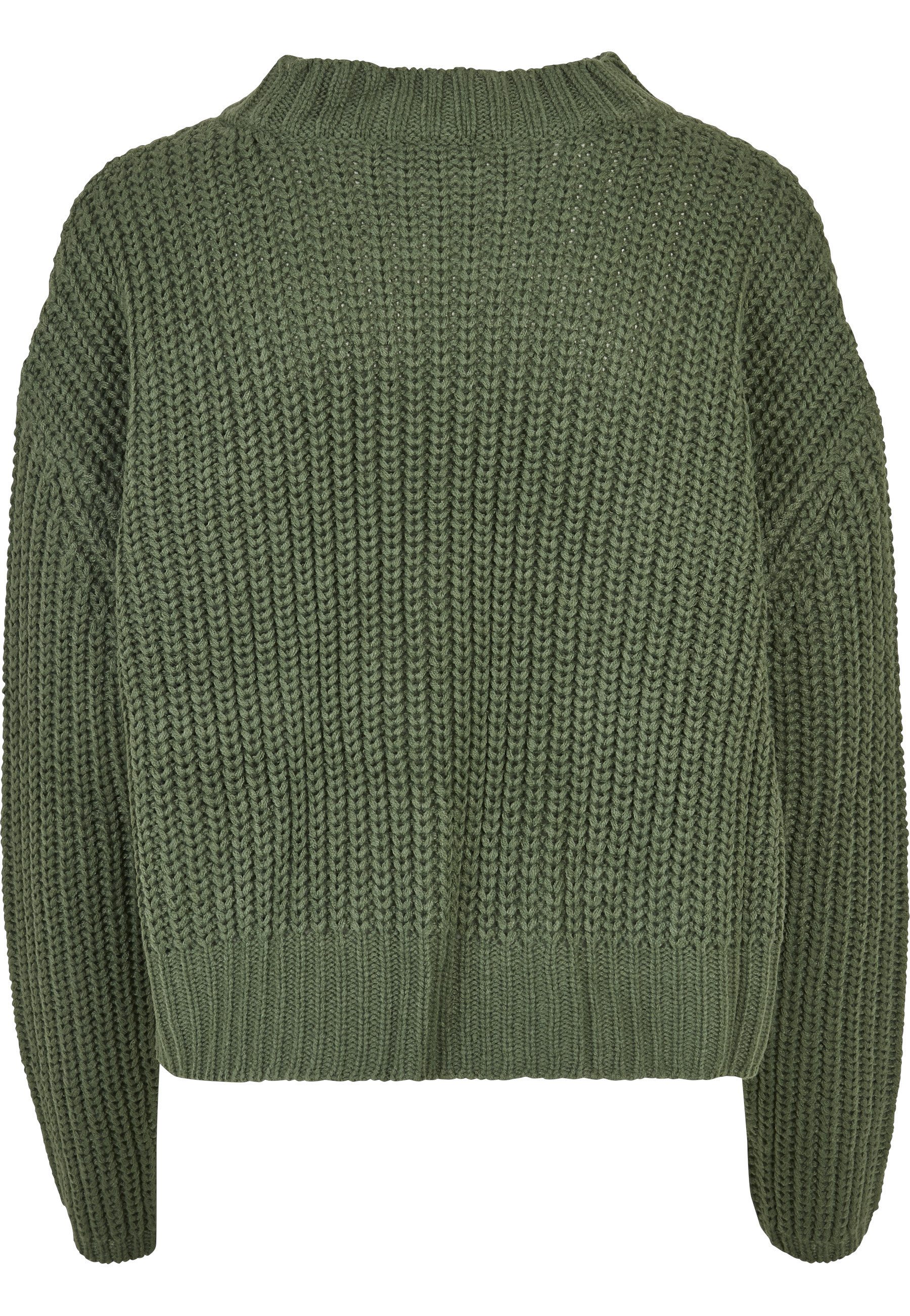 URBAN CLASSICS Sweatshirt Urban Classics Damen Ladies Wide Oversize Sweater günstig online kaufen