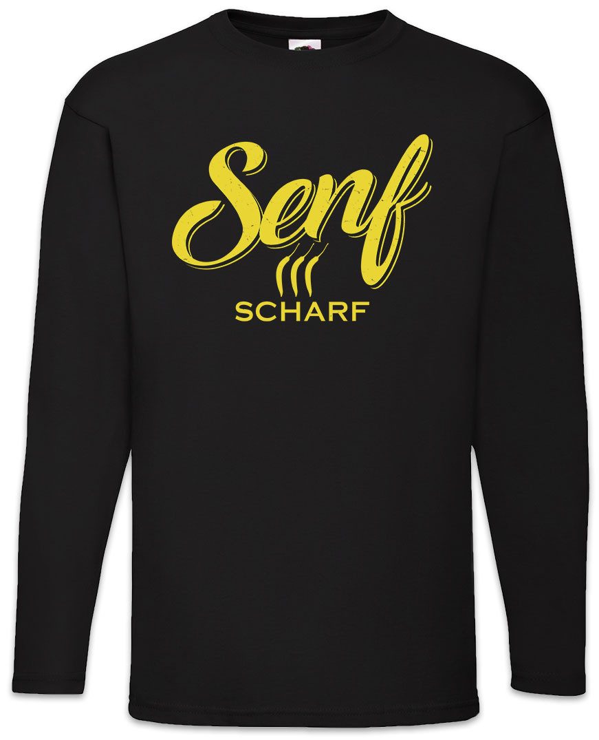 Langarmshirt Senf A2 Langarm T-Shirt Mustard Ketchup Kostüm Fasching Karneval