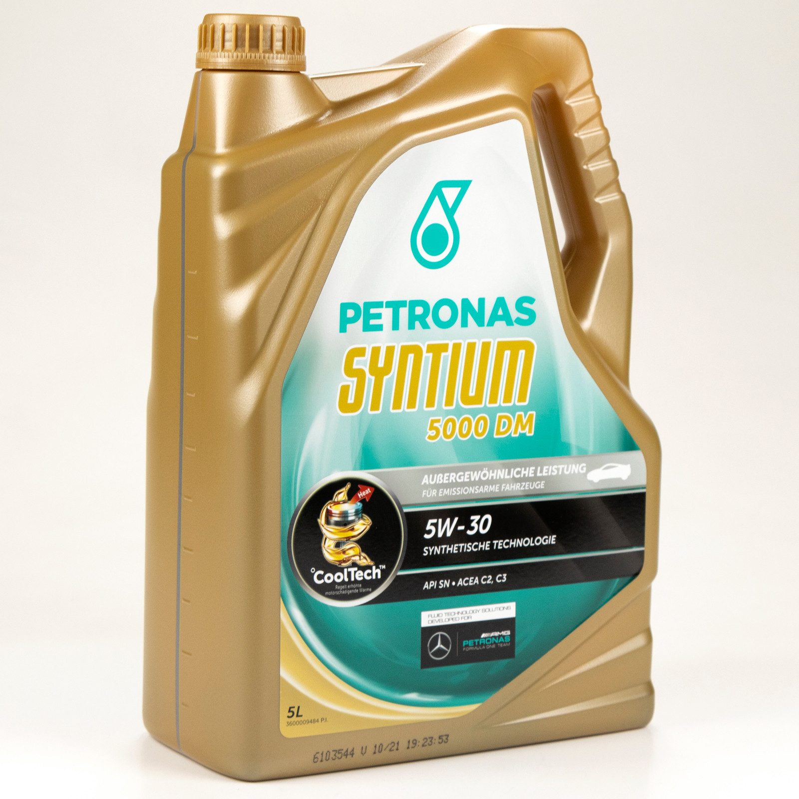 Petronas Motoröl Petronas Syntium 5000 DM Motoröl Öl 5W30 C3/C2 SN MB 229.52/51 Dexos 2
