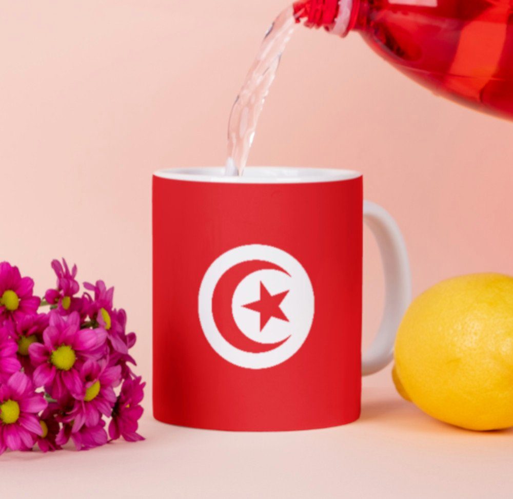 Beliebte Designs Tinisu Tasse Tunesien Afrika Kaffeetasse Flagge National Tasse Becher Pot Kaffee