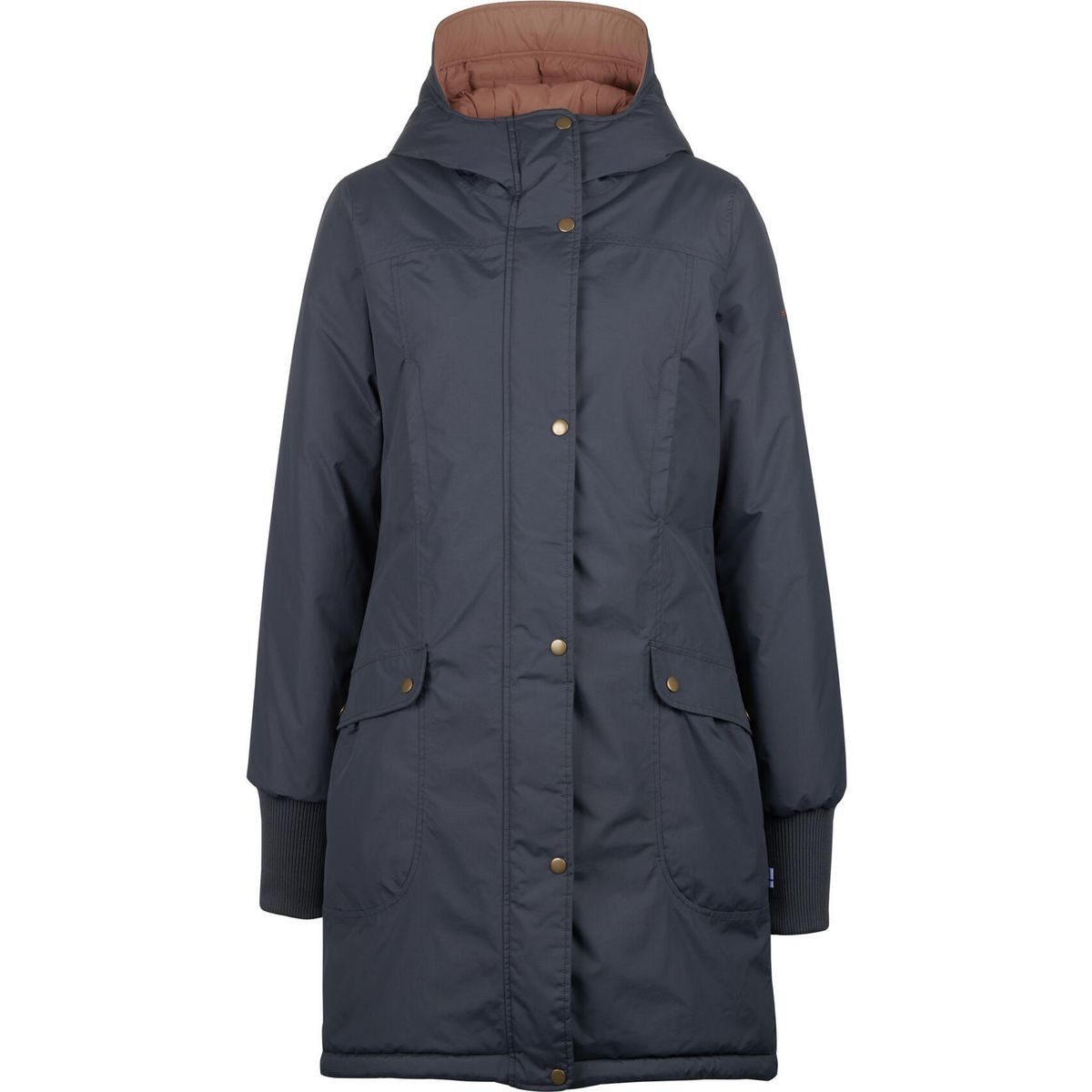 Finside Outdoorjacke Sipuli Wendbarer, winterfester Parka für Damen mit Belly und Baby